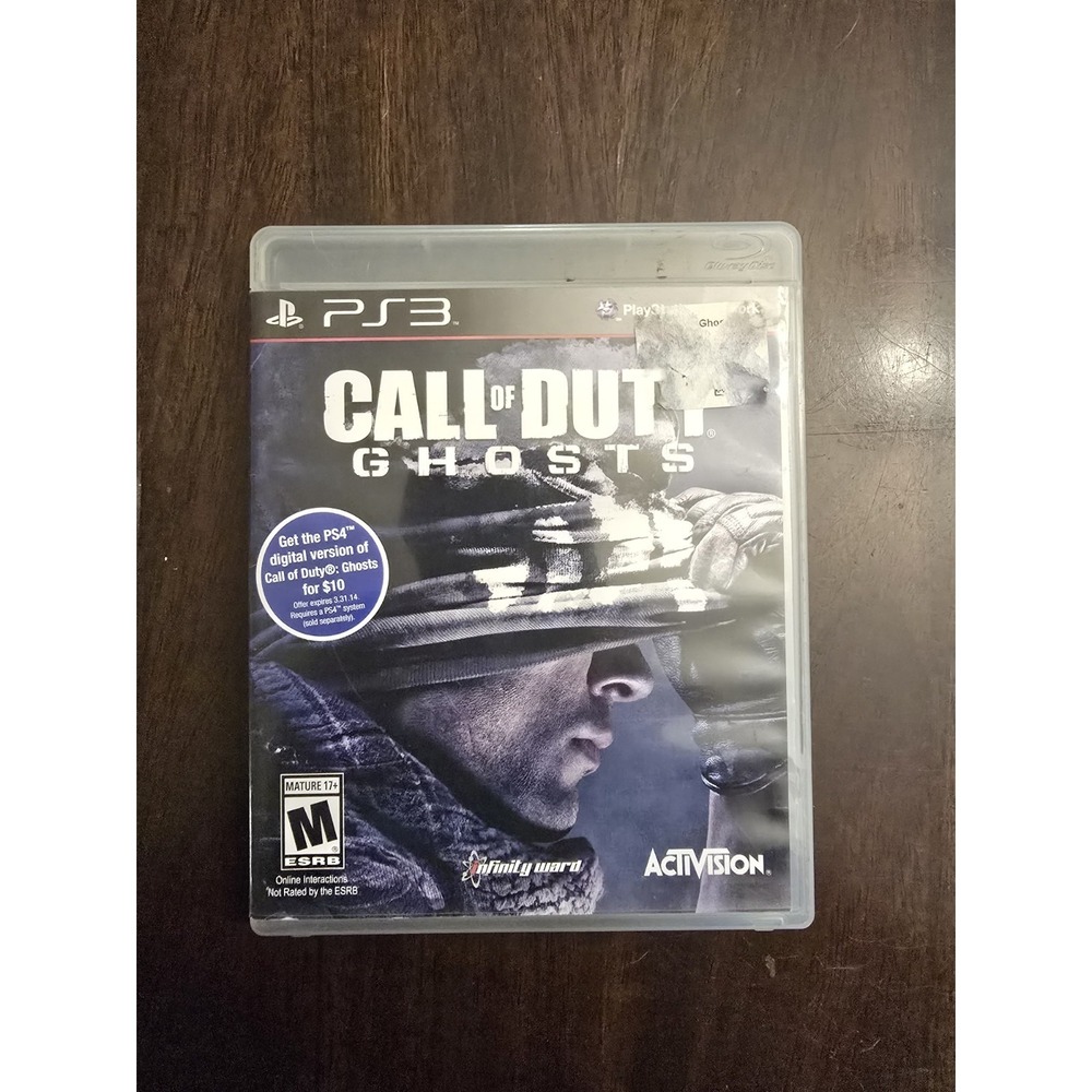 Call of Duty: Ghosts (Sony PlayStation 3 - PS3). Video Game Complete and TESTED!